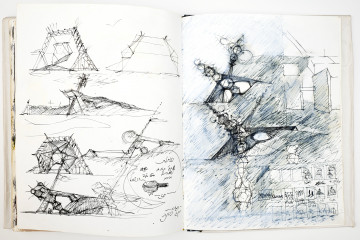Zvi Hecker, Sketchbook Nr. 8, 1983