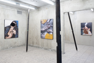 Installation view: Joachim Blank, G.E.O. Geographic Environment Observation (1)